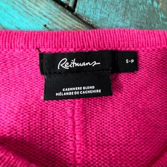 Reitman’s Cashmere Blend Pink Sweater Size Small - Picture 7 of 8
